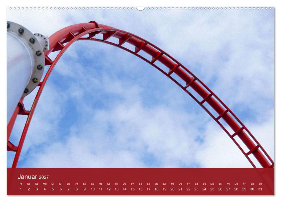 Abenteuer Achterbahn (CALVENDO Premium Wandkalender 2027)