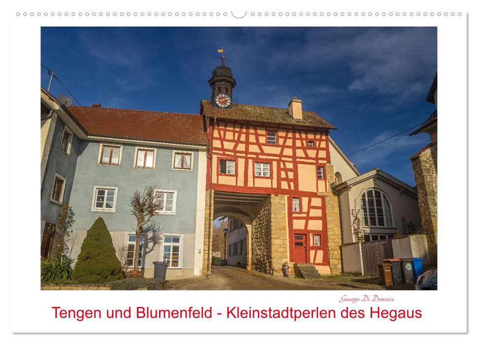 Tengen und Blumenfeld - Kleinstadtperlen des Hegaus (CALVENDO Wandkalender 2027)