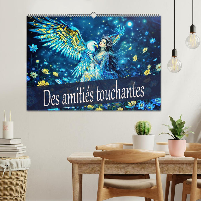 Des amitiés touchantes (CALVENDO Calendrier mensuel 2027)