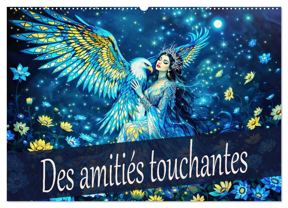 Des amitiés touchantes (CALVENDO Calendrier mensuel 2027)
