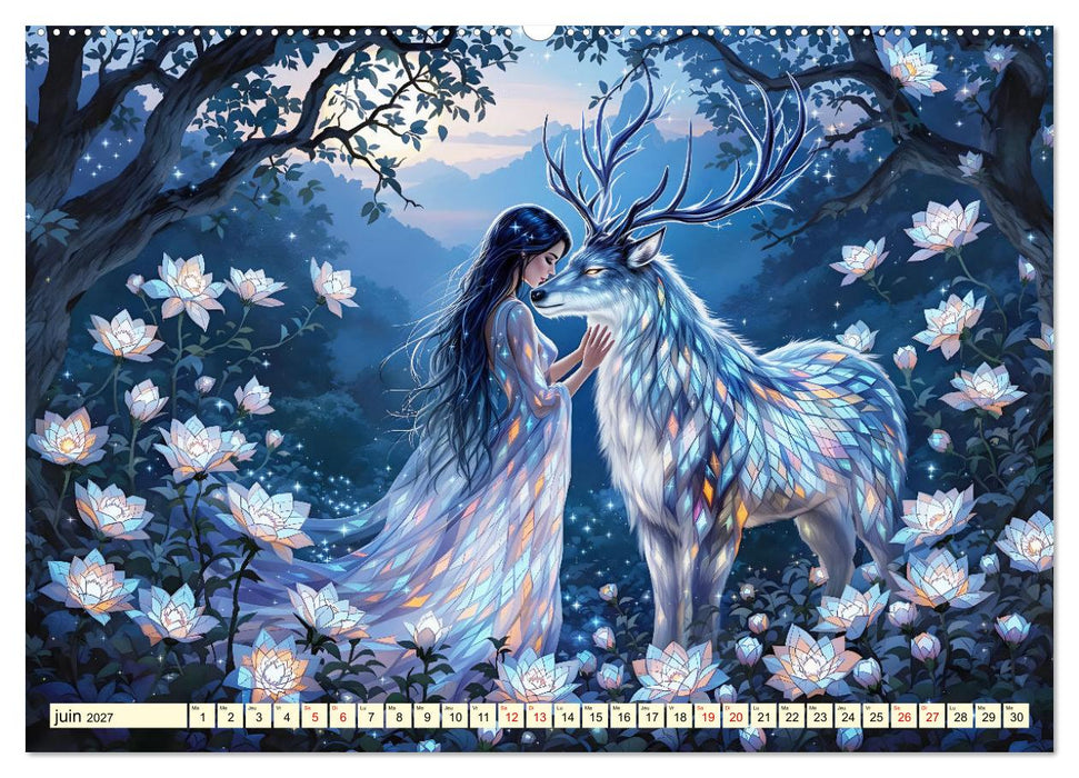 Des amitiés touchantes (CALVENDO Calendrier mensuel 2027)