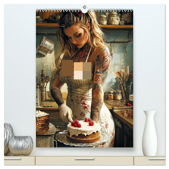 Tattoo Girls and Cakes (CALVENDO Premium-Calendar 2027)