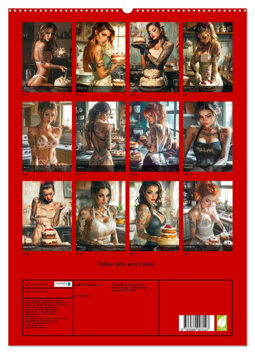 Tattoo Girls and Cakes (CALVENDO Premium-Calendar 2027)