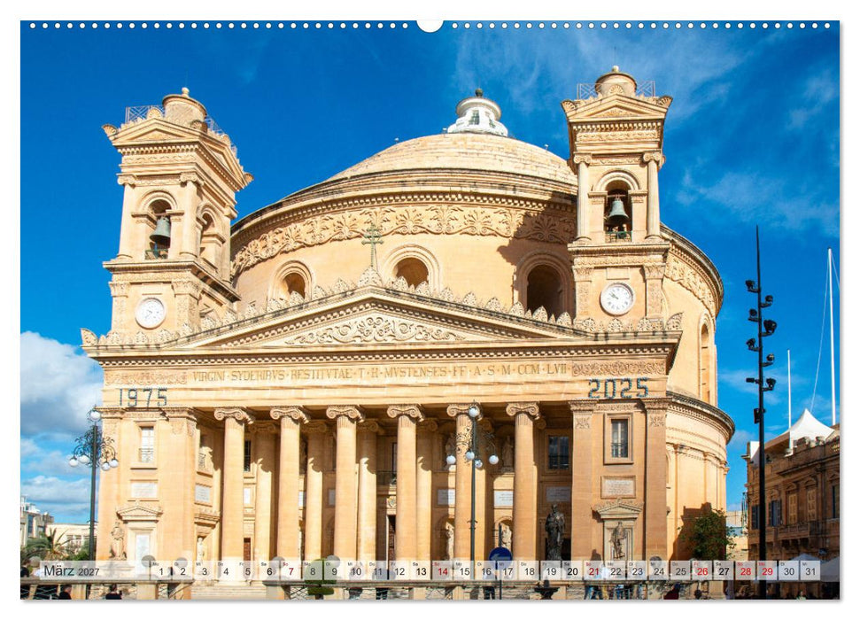 Malta - Wo Geschichte lebendig ist (CALVENDO Premium Wandkalender 2027)