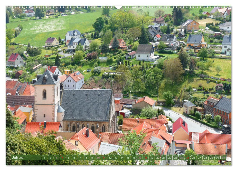 Rund um Pößneck - Im Saale-Orla-Kreis (CALVENDO Premium Wandkalender 2027)