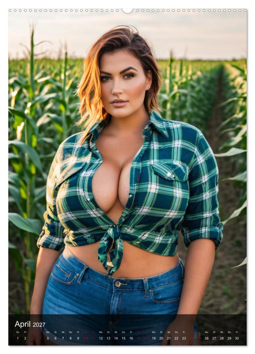 XXL Farm Girls (CALVENDO Premium Wandkalender 2027)