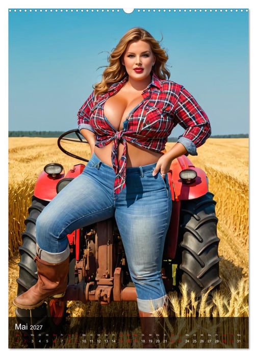 XXL Farm Girls (CALVENDO Premium Wandkalender 2027)