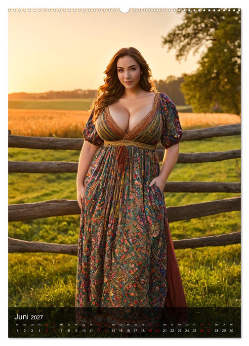 XXL Farm Girls (CALVENDO Premium Wandkalender 2027)