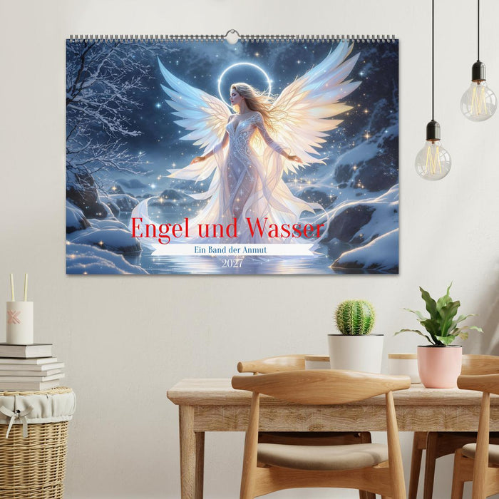 Engel und Wasser - Ein Band der Anmut (CALVENDO Wandkalender 2027)