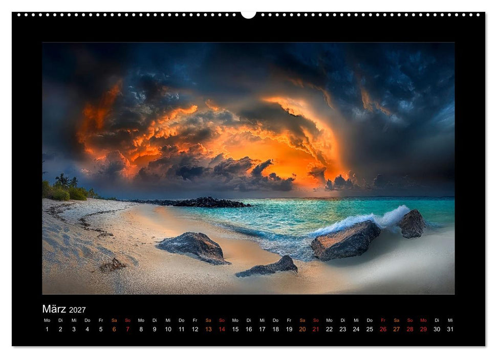 Paradiesische Inselwelten (CALVENDO Wandkalender 2027)