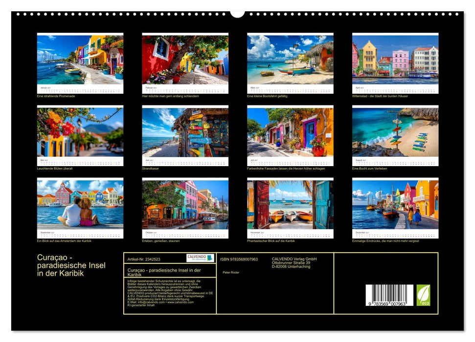 Curaçao - paradiesische Insel in der Karibik (CALVENDO Premium Wandkalender 2027)