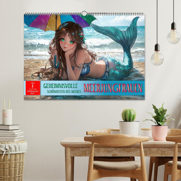 Meerjungfrauen - geheimnisvolle Schönheiten des Meeres (CALVENDO Wandkalender 2027)