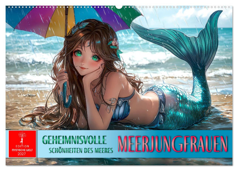 Meerjungfrauen - geheimnisvolle Schönheiten des Meeres (CALVENDO Wandkalender 2027)
