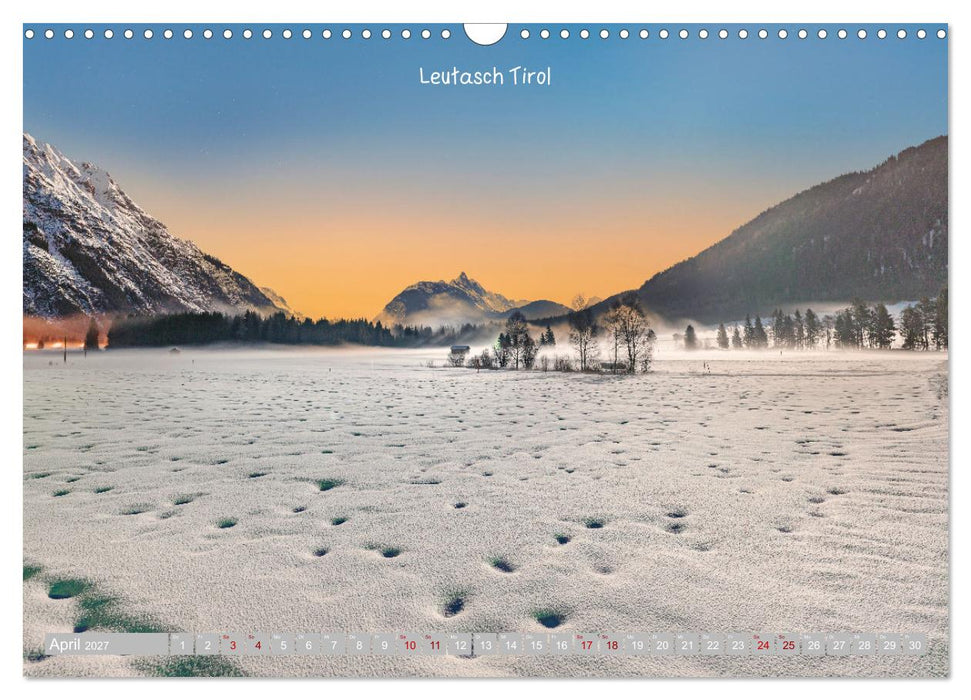 Winterdreams - Lech, Leutasch, Gurgl, Ischgl, Sölden (CALVENDO Wandkalender 2027)
