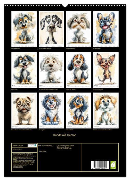 Hunde mit Humor (CALVENDO Premium Wandkalender 2027)