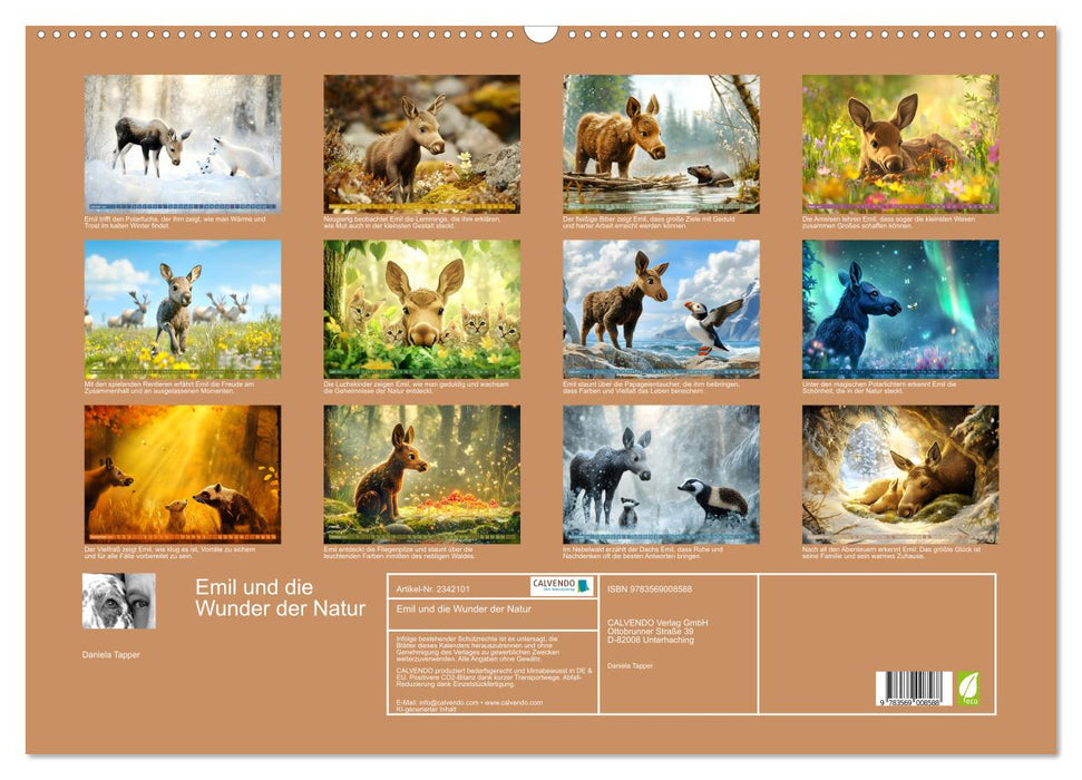 Emil und die Wunder der Natur (CALVENDO Wandkalender 2027)