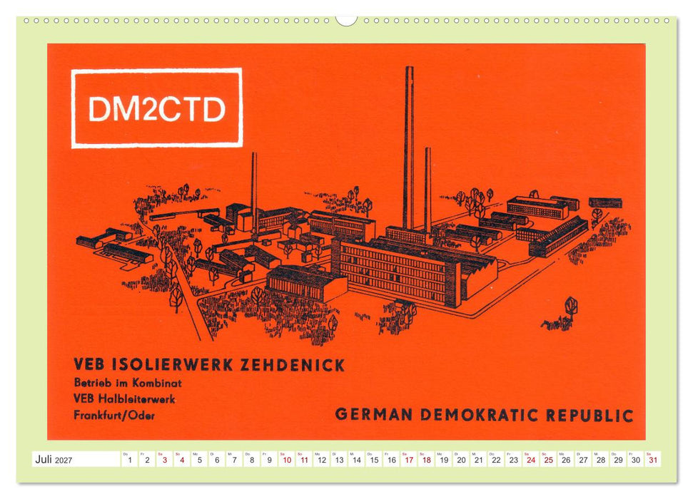 Radio VEB - Amateurfunkstationen Volkseigener Betriebe (CALVENDO Premium Wandkalender 2027)