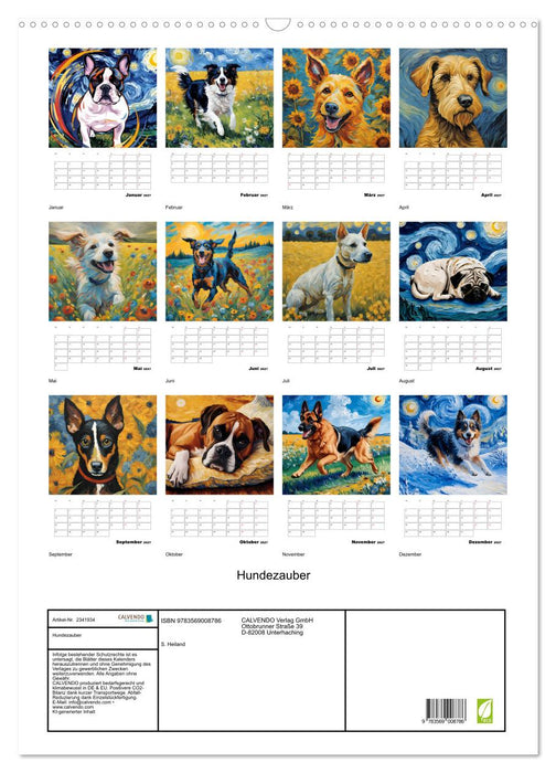 Hundezauber (CALVENDO Wandkalender 2027)