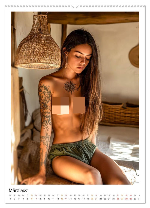 Tattoo Dreams - Sinnliche Kunstwerke (CALVENDO Wandkalender 2027)