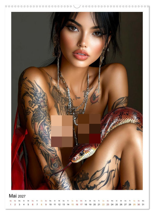Tattoo Dreams - Sinnliche Kunstwerke (CALVENDO Wandkalender 2027)