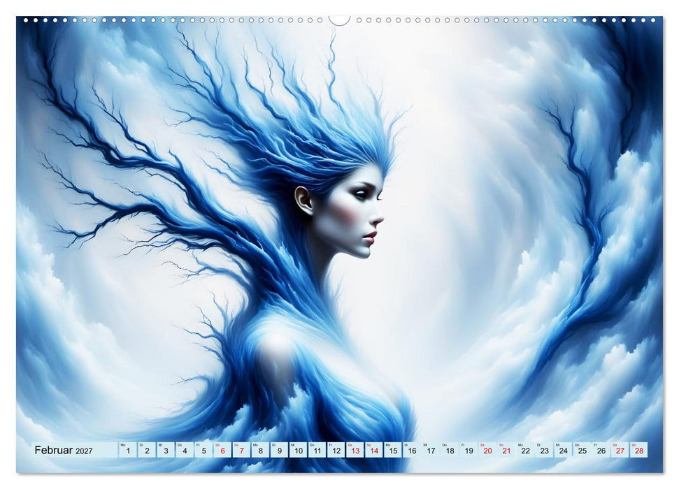 Die Magie der Natur Monatsköniginnen (CALVENDO Wandkalender 2027)