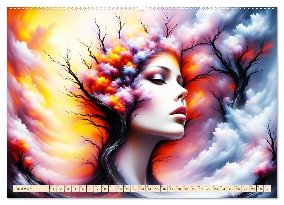 Die Magie der Natur Monatsköniginnen (CALVENDO Wandkalender 2027)