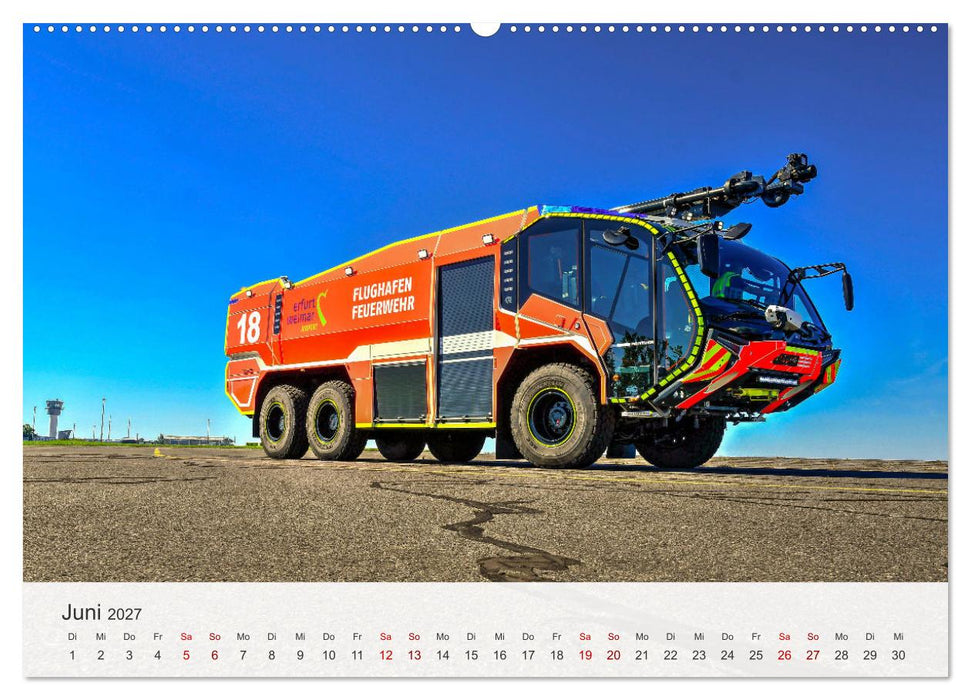 Einsatzfahrzeuge 112 (CALVENDO Premium Wandkalender 2027)