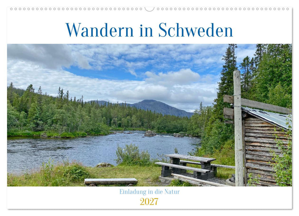 Wandern in Schweden - Einladung in die Natur (CALVENDO Wandkalender 2027)