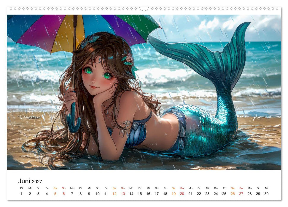 Meerjungfrauen - geheimnisvolle Schönheiten des Meeres (CALVENDO Premium Wandkalender 2027)
