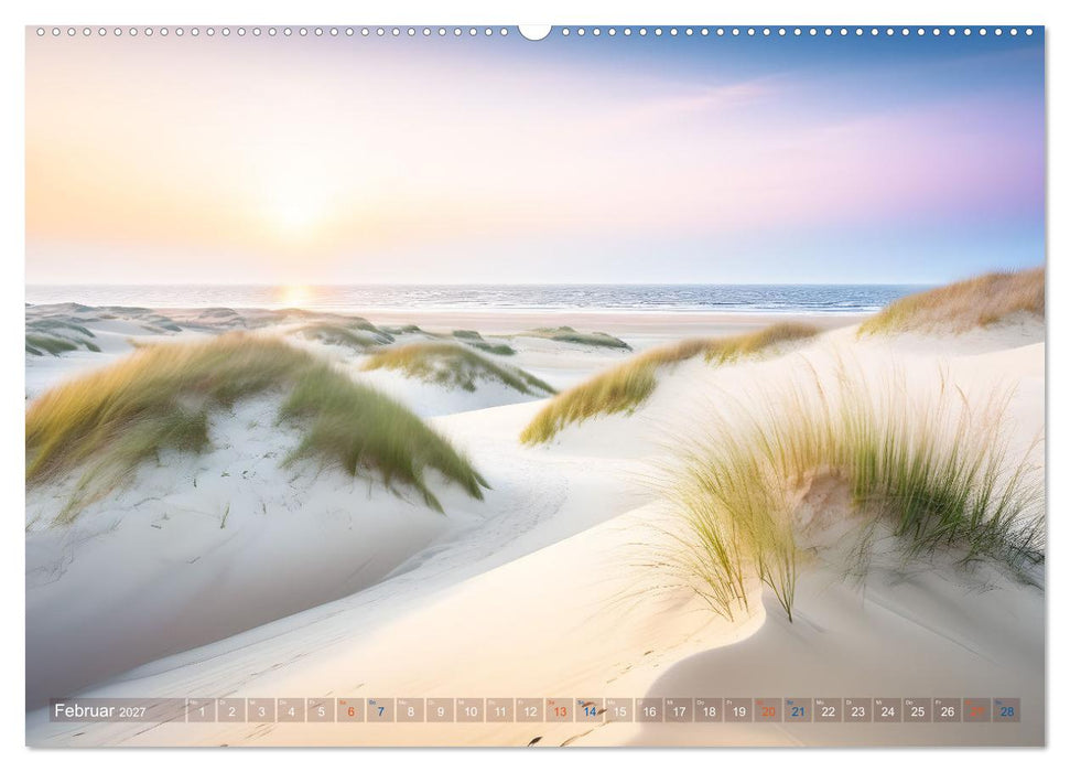 Sanddünen In der Wüste und am Meer (CALVENDO Premium Wandkalender 2027)