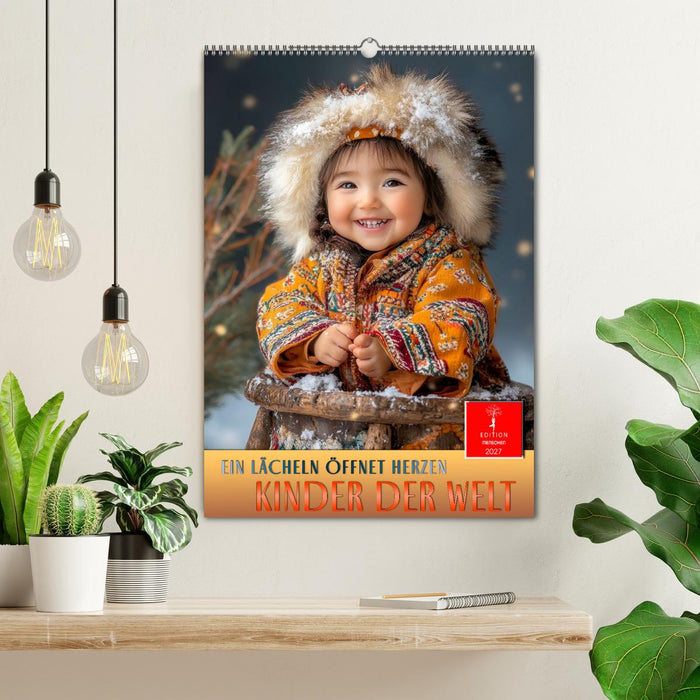 Kinder der Welt - ein Lächeln öffnet Herzen (CALVENDO Wandkalender 2027)
