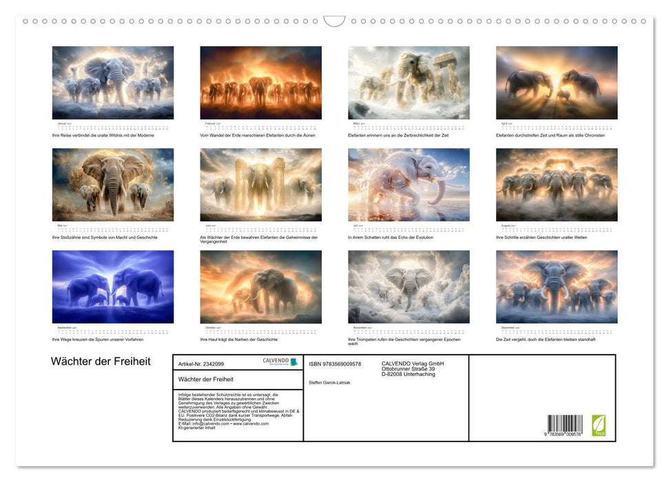Wächter der Freiheit (CALVENDO Wandkalender 2027)