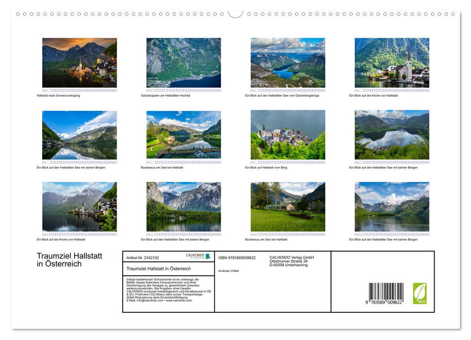 Traumziel Hallstatt in Österreich (CALVENDO Premium Wandkalender 2027)
