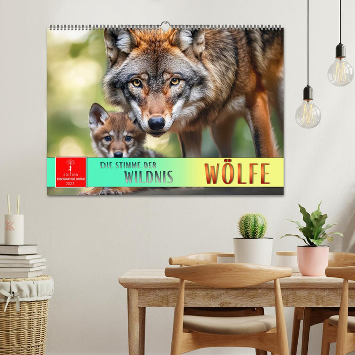 Wölfe - die Stimme der Wildnis (CALVENDO Wandkalender 2027)