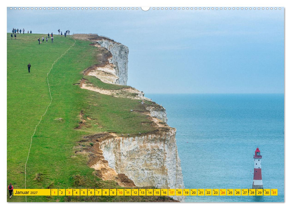 Seven Sisters - Großbritanniens höchste Kreidefelsen (CALVENDO Premium Wandkalender 2027)