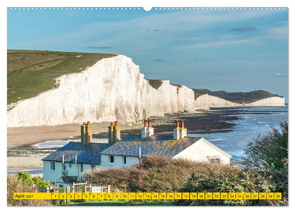 Seven Sisters - Großbritanniens höchste Kreidefelsen (CALVENDO Premium Wandkalender 2027)