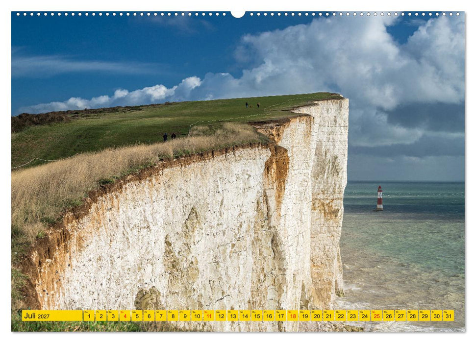 Seven Sisters - Großbritanniens höchste Kreidefelsen (CALVENDO Premium Wandkalender 2027)