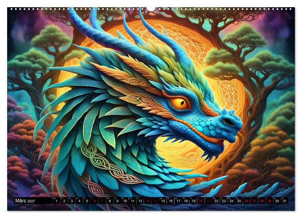 Drachen - Mystische Wesen (CALVENDO Wandkalender 2027)