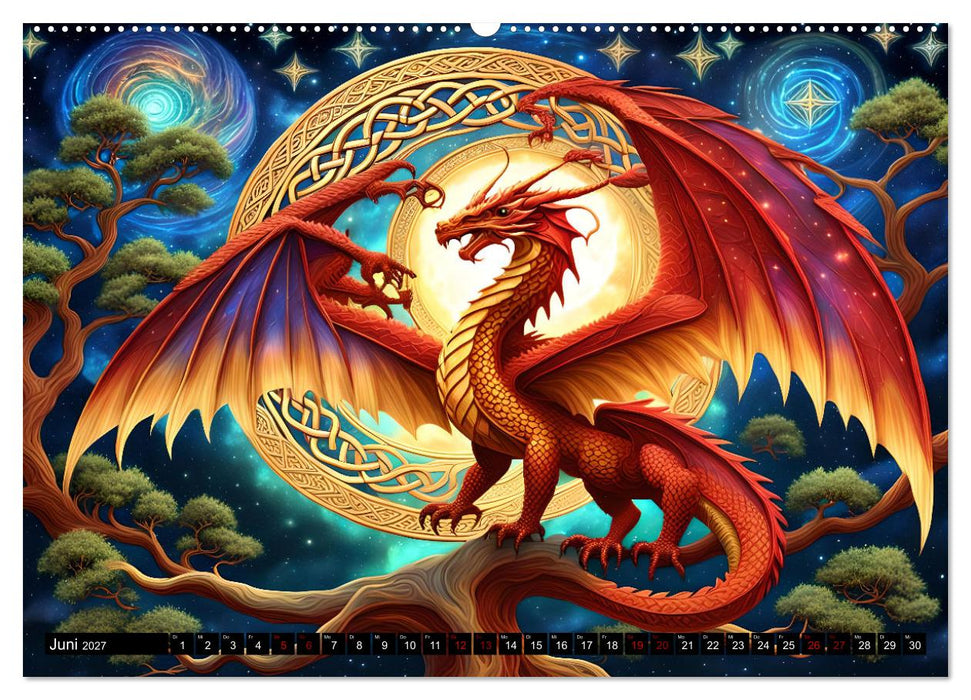 Drachen - Mystische Wesen (CALVENDO Wandkalender 2027)