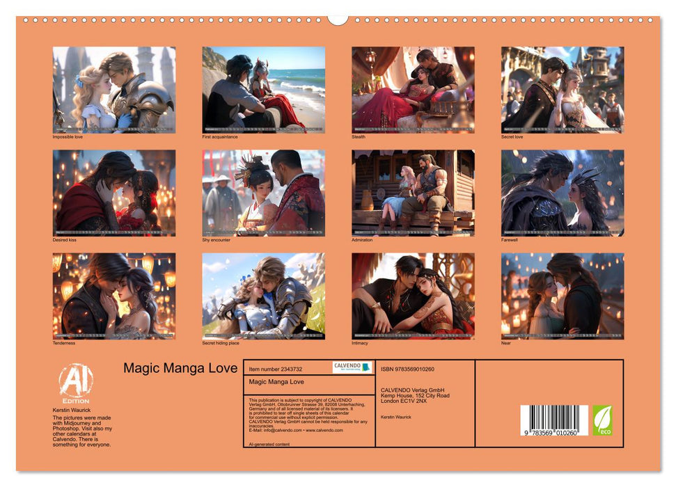 Magic Manga Love (CALVENDO Premium-Calendar 2027)
