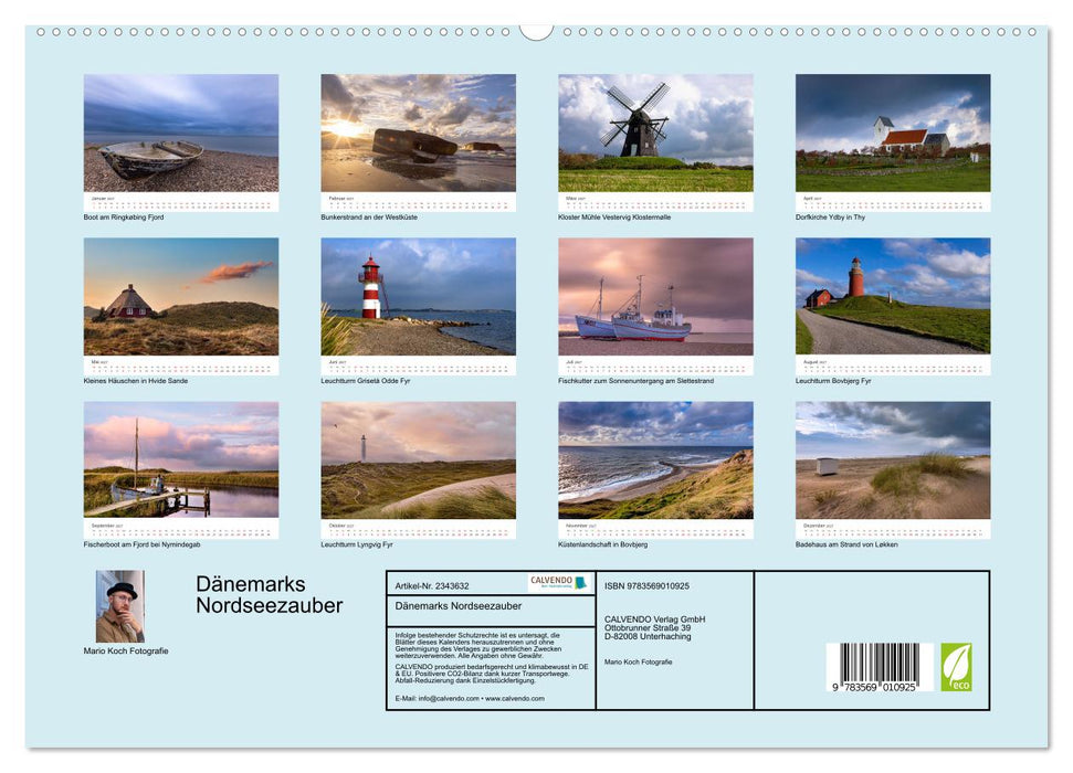 Dänemarks Nordseezauber (CALVENDO Premium Wandkalender 2027)