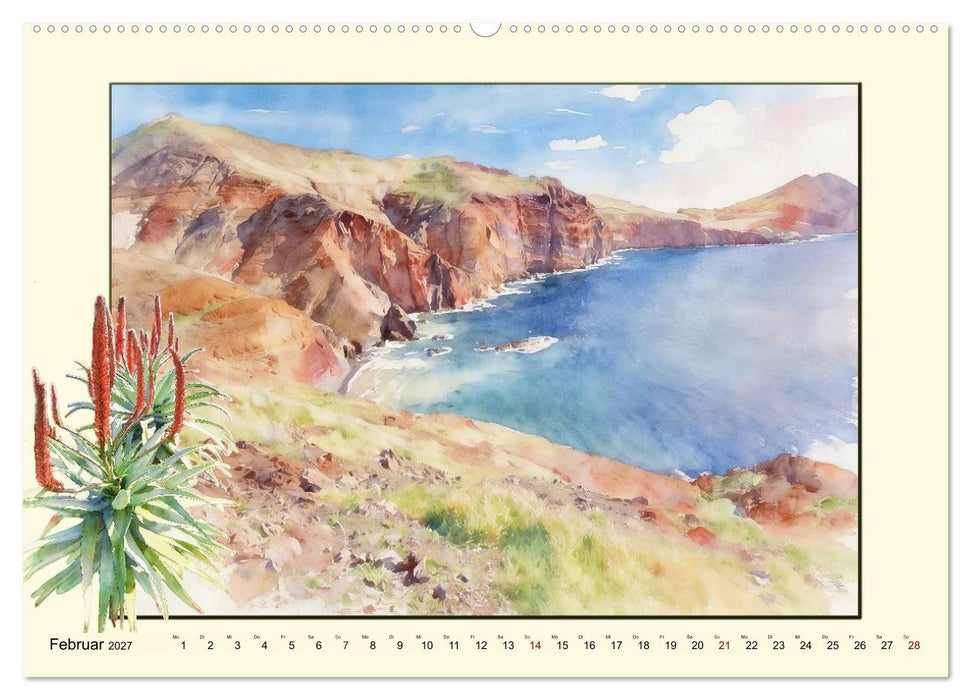Madeira im Blütenmeer (CALVENDO Wandkalender 2027)
