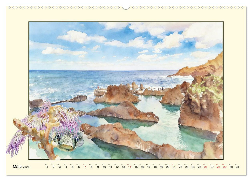 Madeira im Blütenmeer (CALVENDO Wandkalender 2027)