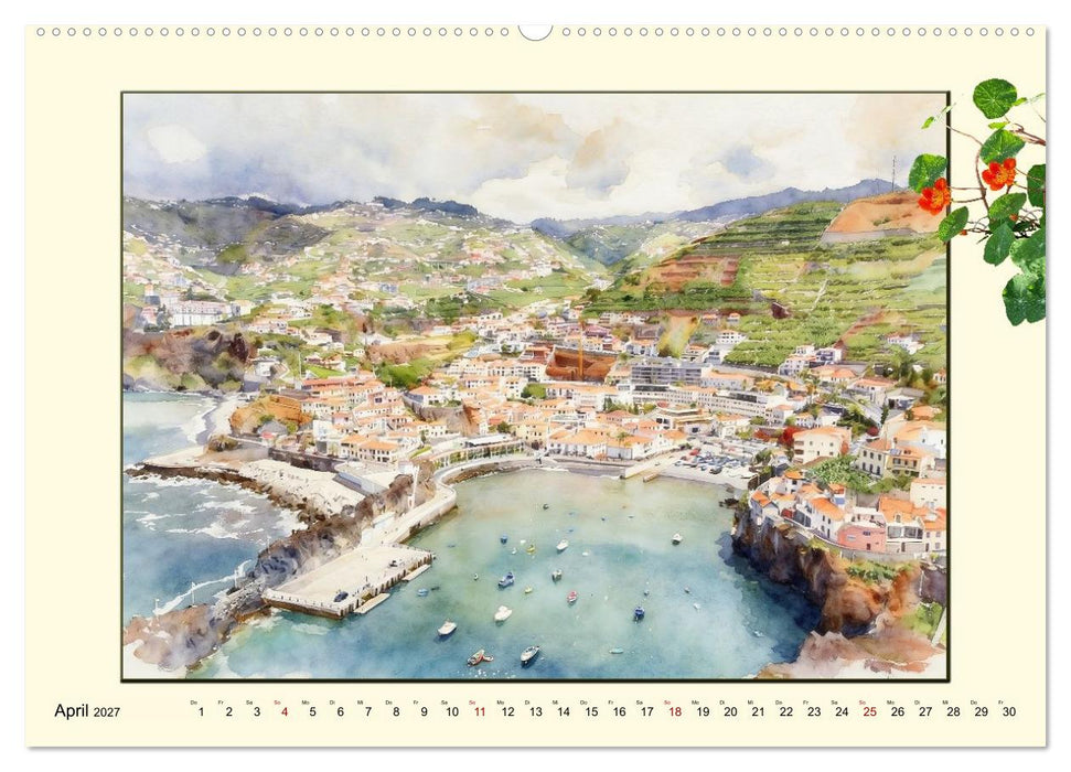 Madeira im Blütenmeer (CALVENDO Wandkalender 2027)