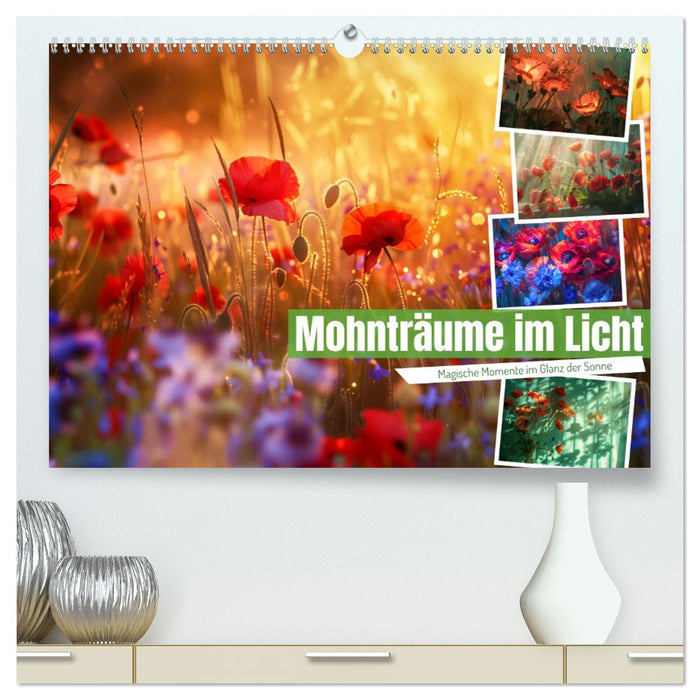 Mohnträume im Licht (CALVENDO Premium Wandkalender 2027)