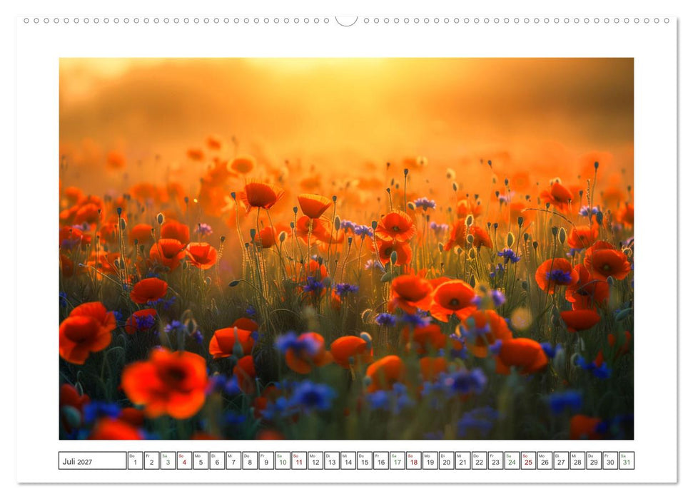 Mohnträume im Licht (CALVENDO Premium Wandkalender 2027)