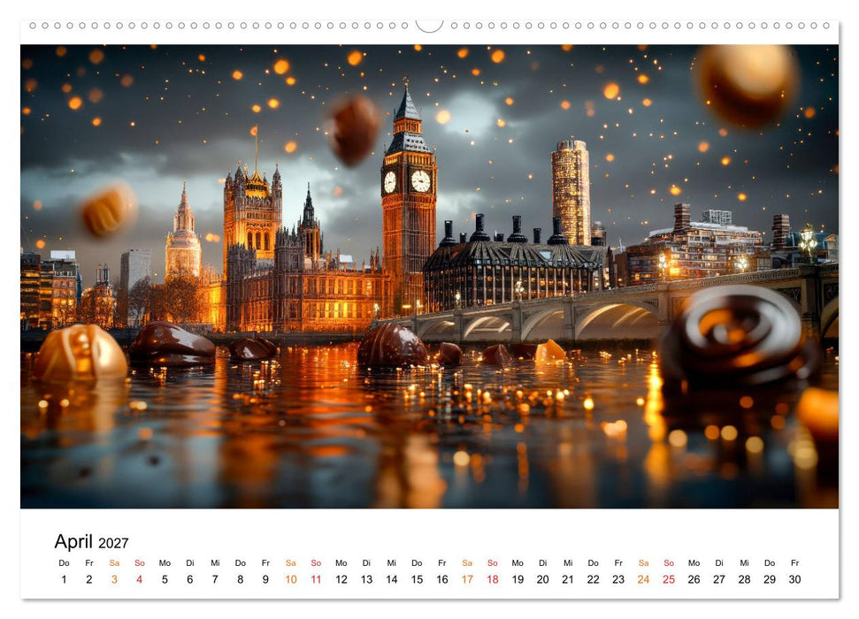 Süße Skyline Symphonie (CALVENDO Wandkalender 2027)