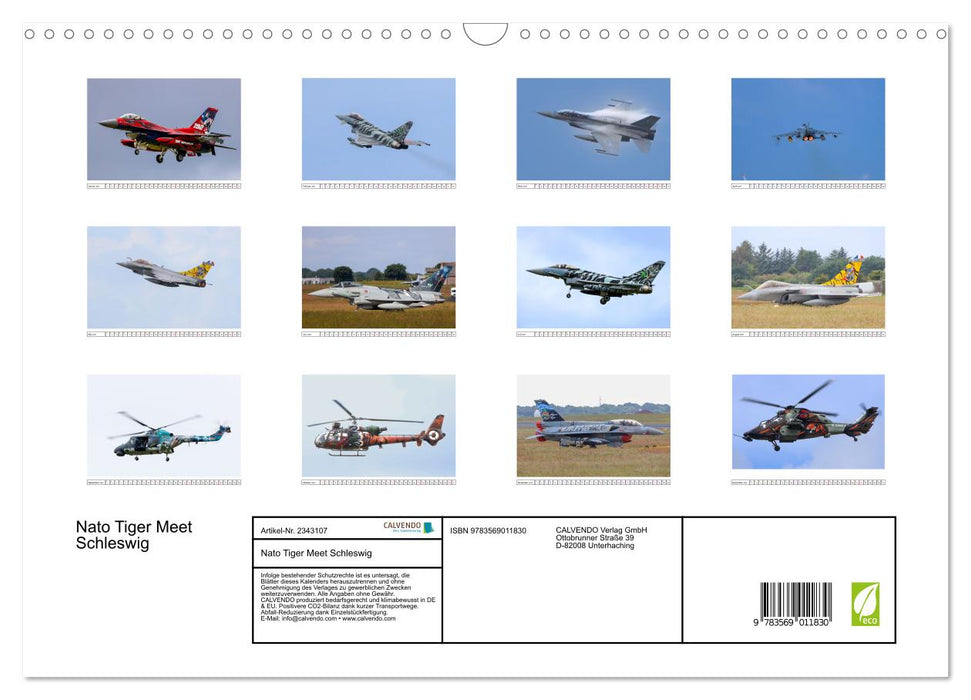 Nato Tiger Meet Schleswig (CALVENDO Wandkalender 2027)