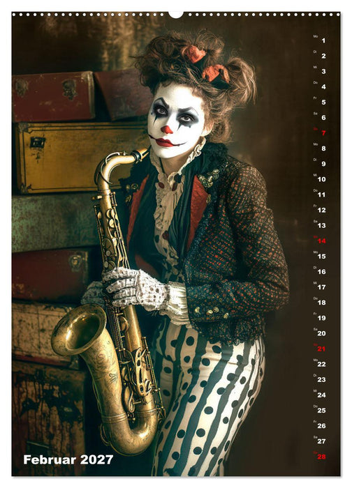 Clowngeschichten - Eine besondere Welt (CALVENDO Premium Wandkalender 2027)