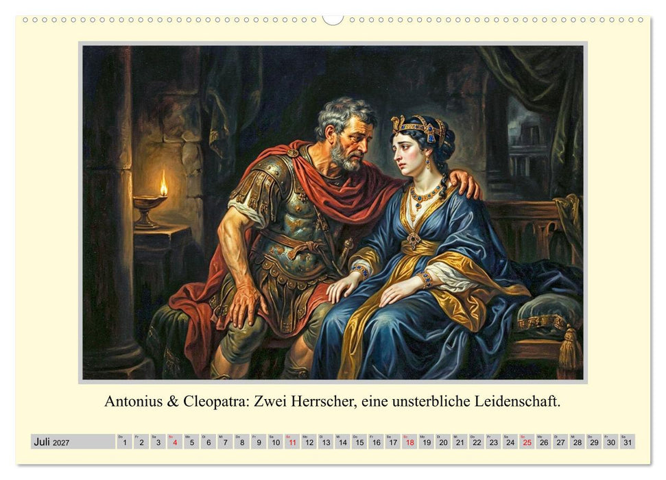 Legenden der Liebe (CALVENDO Premium Wandkalender 2027)